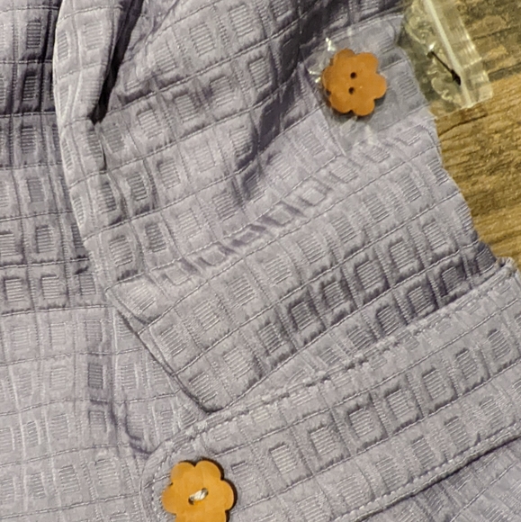 Modcloth Sixties Signature Retro Pleated Lavender Dress - Picture 3 of 3